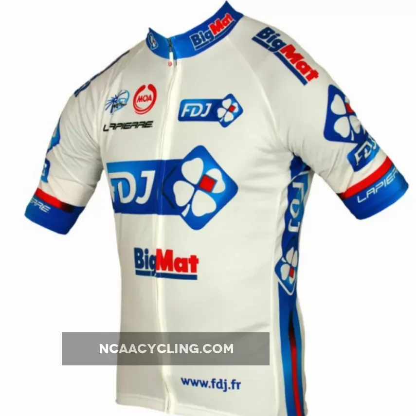 FRANCAISE DES JEUX (FDJ) - BIG MAT 2012 - MOA Radsport-Profi-Team Short Sleeve Jersey