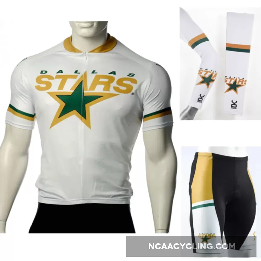 NHL Dallas Stars Cycling Jerseys Bib Shorts Arm Warmers