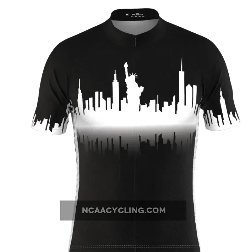 Men's Bronx New York City Short Sleeve Cycling Jersey Bronx Sports Jerseys