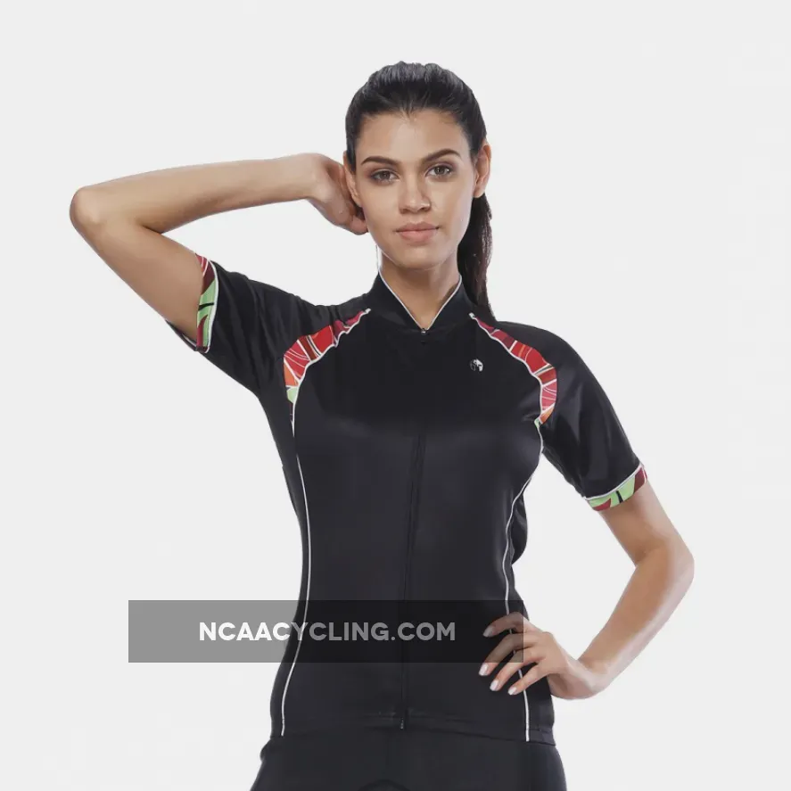 Green Trimming Women's Cycling Short-sleeve Bike Jersey T-shirt Summer Spring Road Bike Wear Mountain Bike MTB Clothes Sports Apparel Top NO. 790