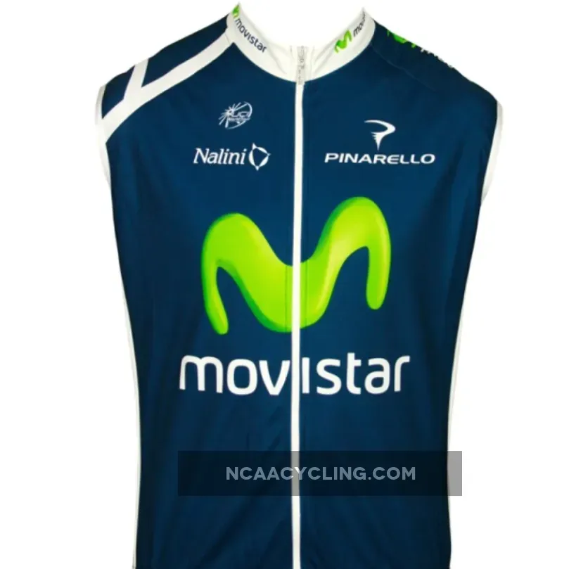 MOVISTAR 2012 Radsport-Profi-Team Sleeveless Jersey Vest