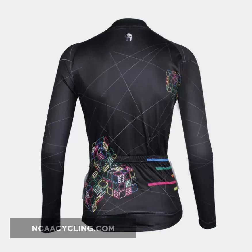 ILPALADINO Women's Long Sleeves Cycling Jersey Apparel Outdoor Sports Gear Leisure Biking T-shirt (Velvet) NO.712