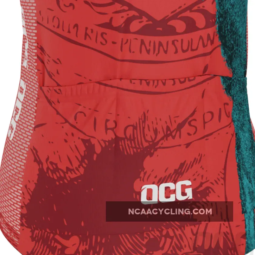 Women's Michigan US State Short Sleeve Cycling Jersey