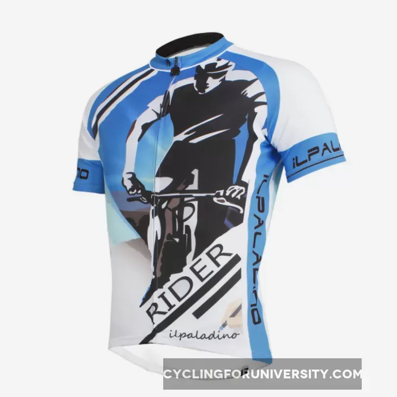 Blue Men's Cycling Riding Biking Cyclist Spring Autumn Bicycling Shirts NO.758