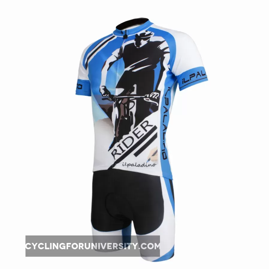 Blue Men's Cycling Riding Biking Cyclist Spring Autumn Bicycling Shirts NO.758