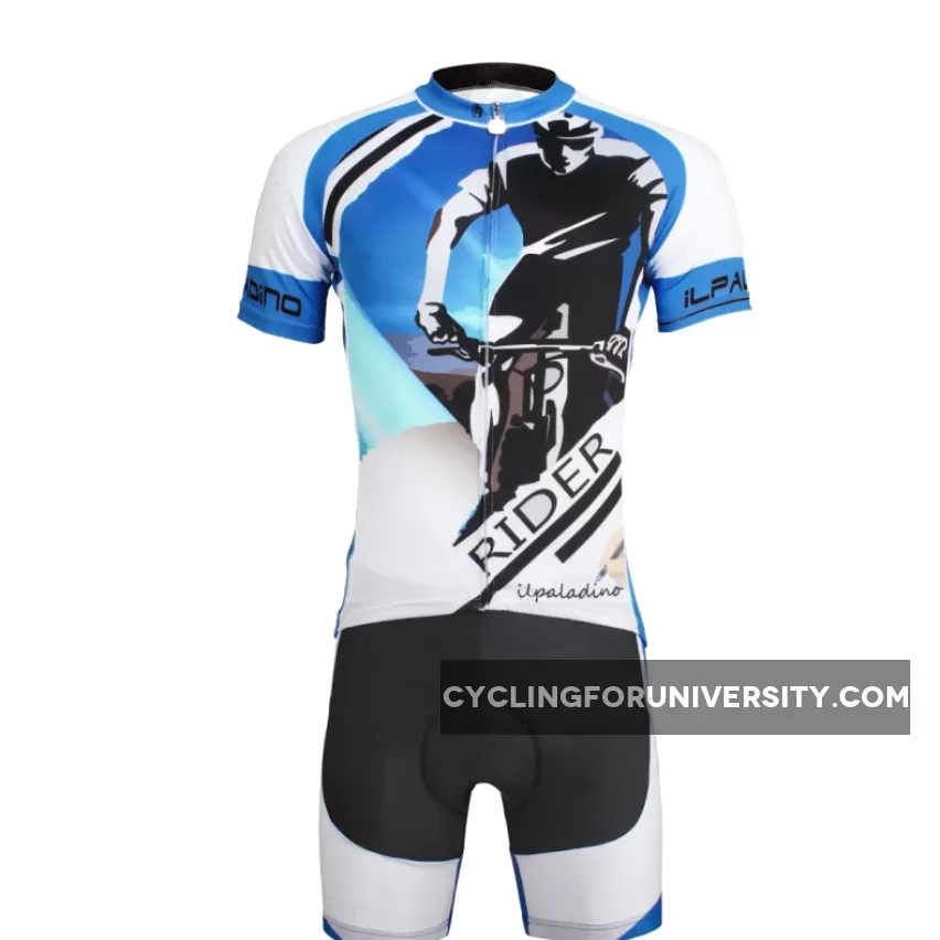 Blue Men's Cycling Riding Biking Cyclist Spring Autumn Bicycling Shirts NO.758
