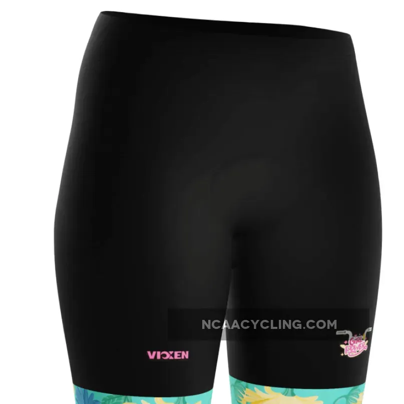 Women's Girl Power Series 1 Gel Padded Cycling Shorts