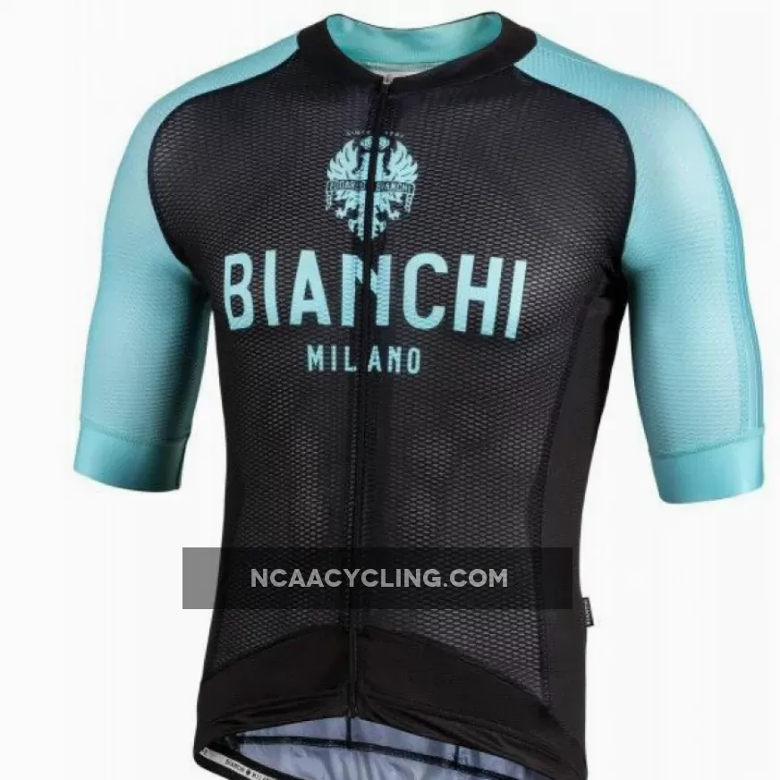 Bianchi Milano Valconca1 Aero Black Green Jersey,