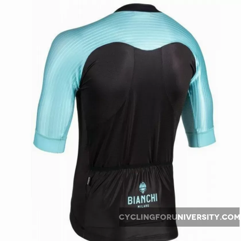Bianchi Milano Valconca1 Aero Black Green Jersey,