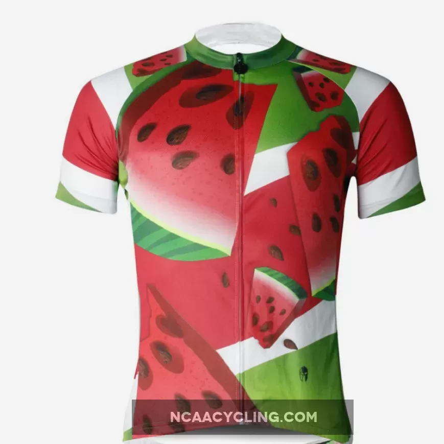 Summer Watermelon Men's Bicylist Jersey T-shirt NO.741