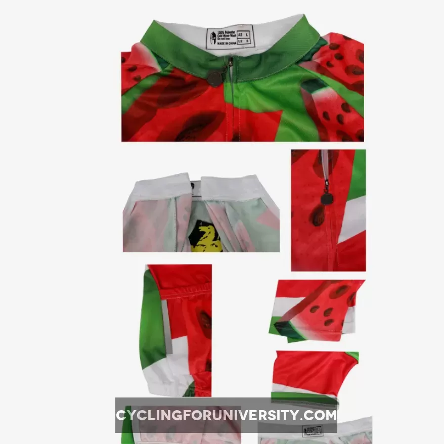 Summer Watermelon Men's Bicylist Jersey T-shirt NO.741
