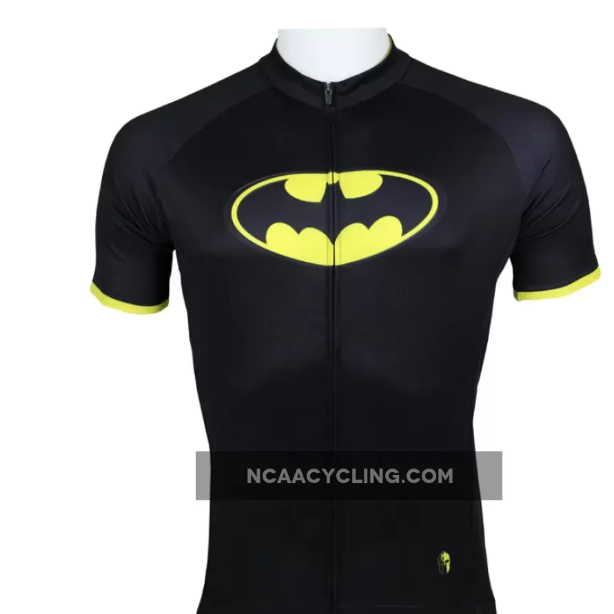 Detective Comics Super Hero Short/Long-sleeve Summer Spring Men's Cycling Jersey Jacket Bicycling Suit T-shirt Clothes Sportswear Cycle Racing Batman NO.034