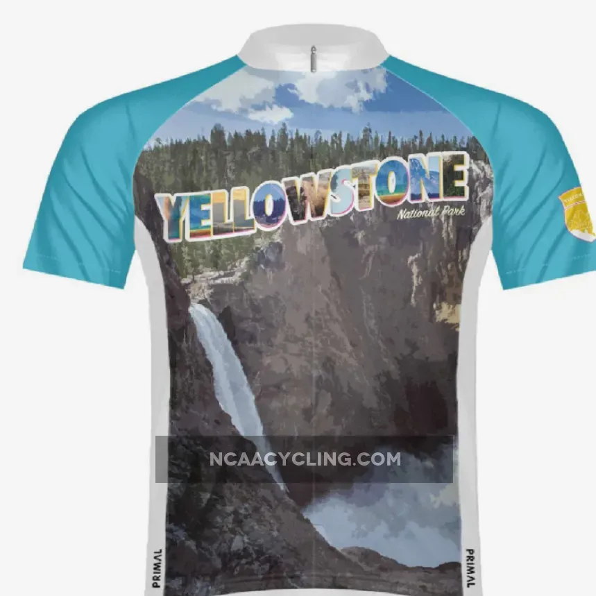 Primal Wear 2021 Yellowstone National Park Full Zip Sport Cycling Jersey / Cycling In Yellowstone