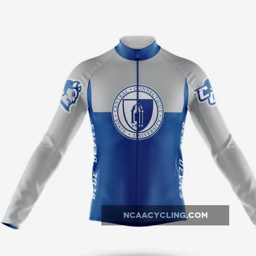 Central Connecticut State University V2 Long Sleeve Cycling Jersey Only