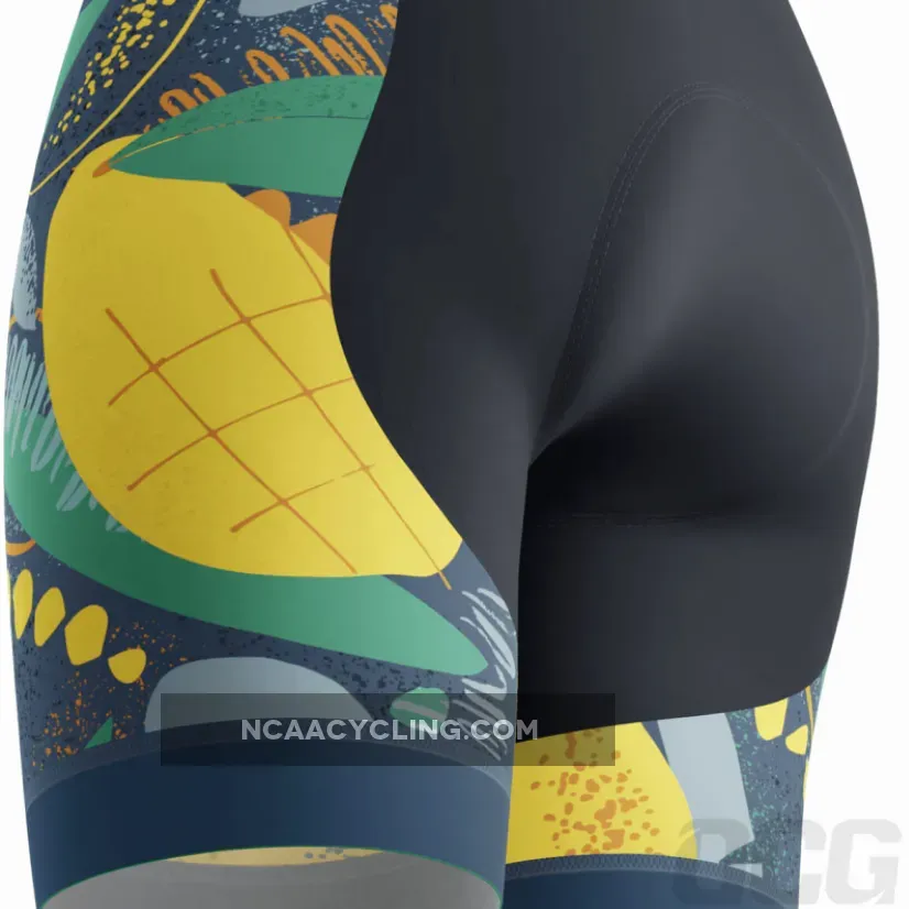 Women's Mango Fruit Indulgence Gel Padded Cycling Shorts, Mango Womens Size Chart