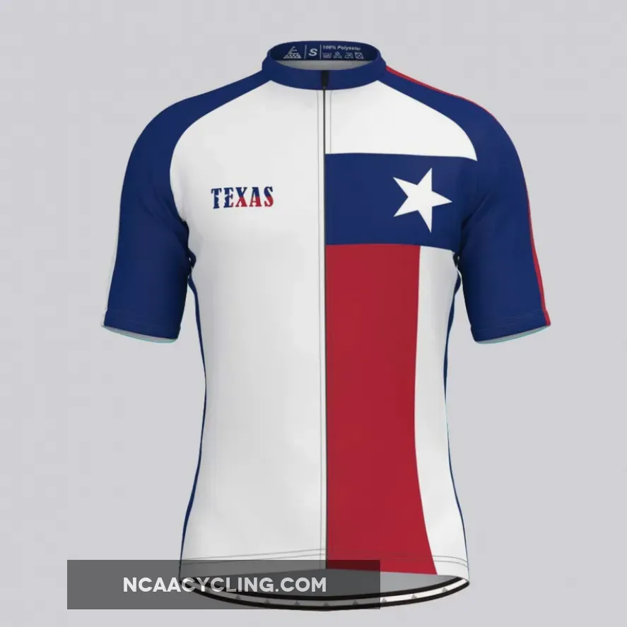 Men's Texas State Flag Cycling Jersey New Releases