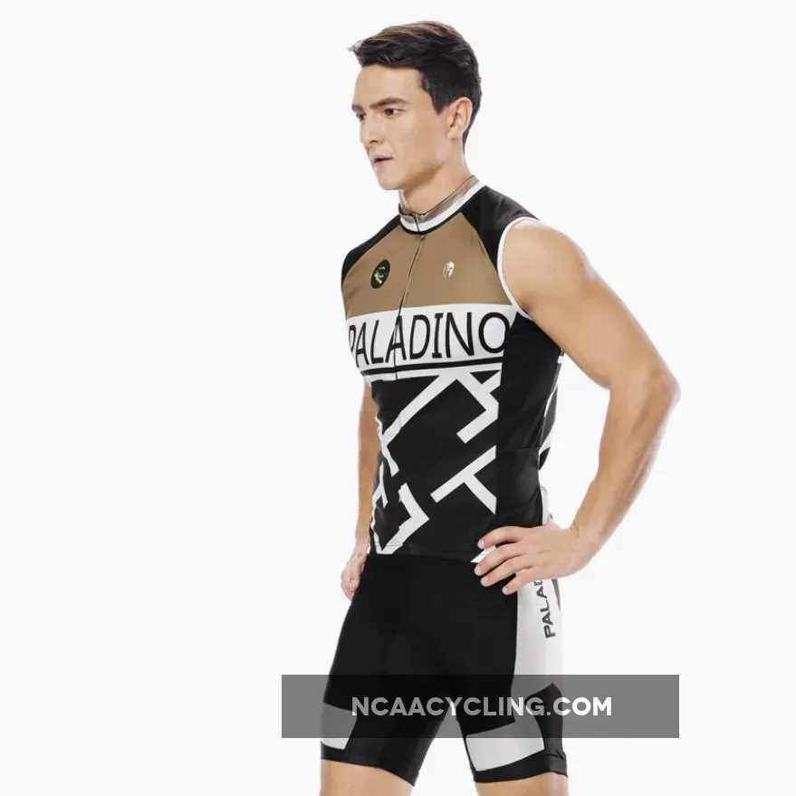 Brown Maze Men's Cycling Sleeveless Bike Jersey/Kit T-shirt Summer Spring Road Bike Wear Mountain Bike MTB Clothes Sports Apparel Top / Suit NO.813