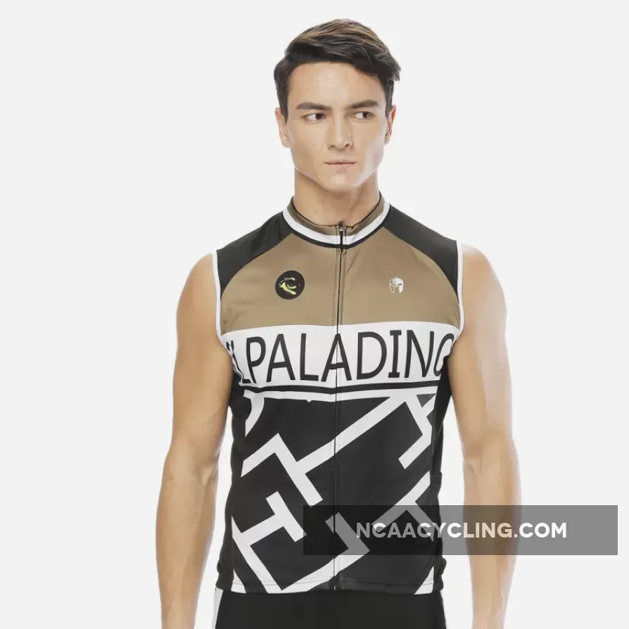 Brown Maze Men's Cycling Sleeveless Bike Jersey/Kit T-shirt Summer Spring Road Bike Wear Mountain Bike MTB Clothes Sports Apparel Top / Suit NO.813