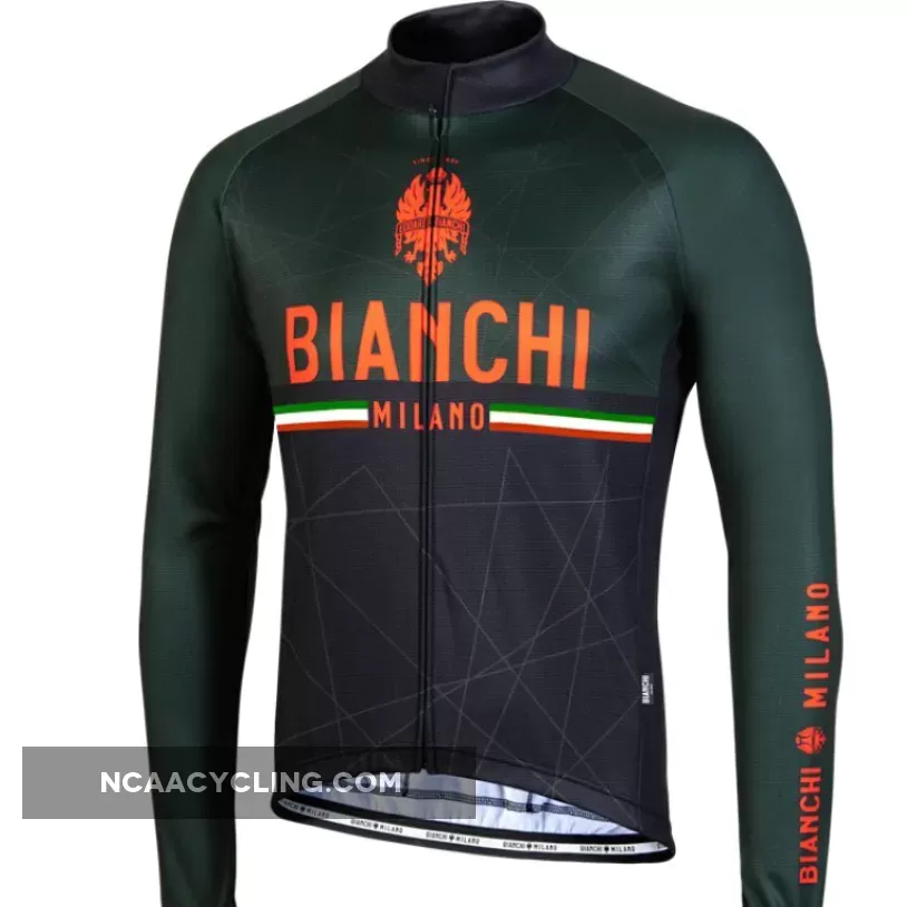 Bianchi Milano Valsenio Black Long Sleeve Jersey,