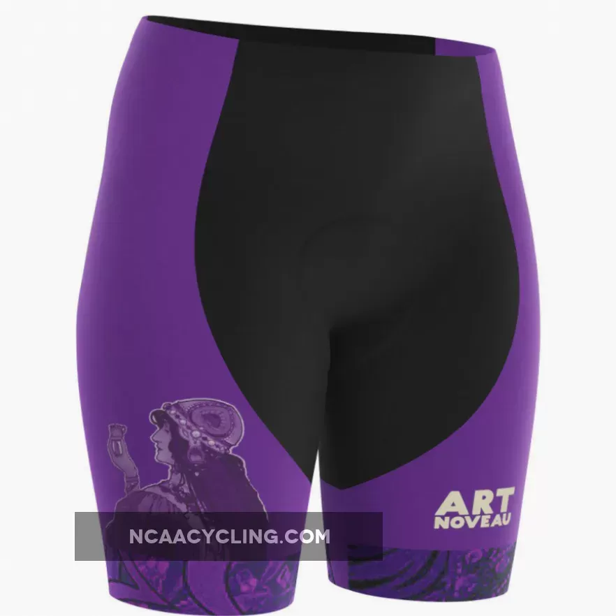 Women's Art Noveau Pro-Band Cycling Shorts Brand New
