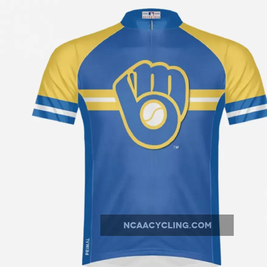 Primal Wear MLB Milwaukee Brewers v.2 Men's Sport Cycling Jersey