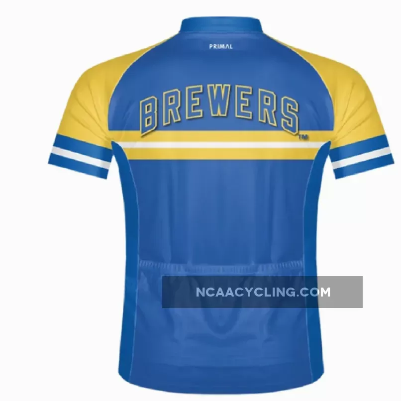 Primal Wear MLB Milwaukee Brewers v.2 Men's Sport Cycling Jersey