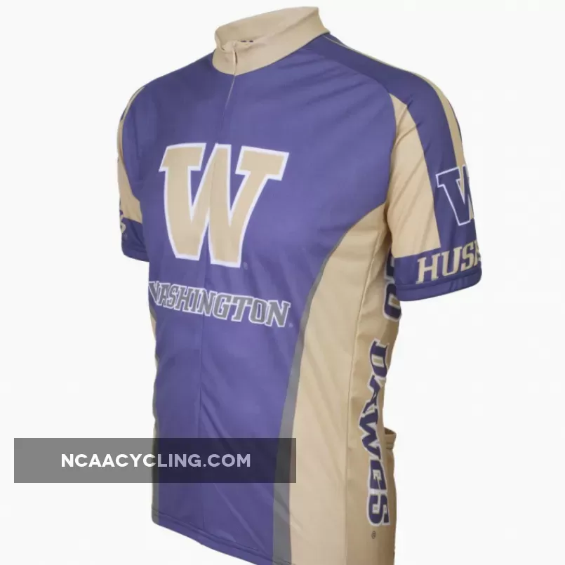 NCAA UW, University of Washington Huskies Dawgs Cycling Jerseys
