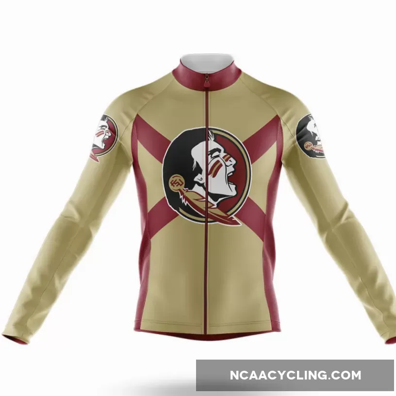 Florida State University FL Long Sleeve Cycling Jersey Only
