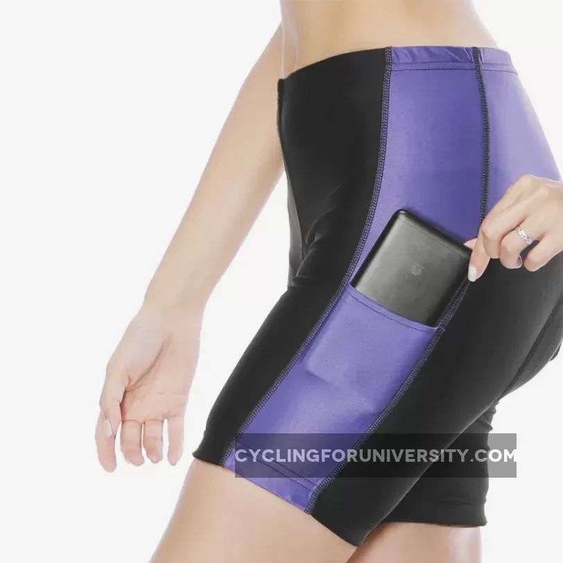 Fish Ocean Blue Womans Cycling Spinning Padded Bike Shorts UPF 50+ Spandex Clothing and Riding Gear Summer Pant Road Bike Wear Mountain Bike MTB Clothes Sports Apparel Quick dry Breathable NO. 796