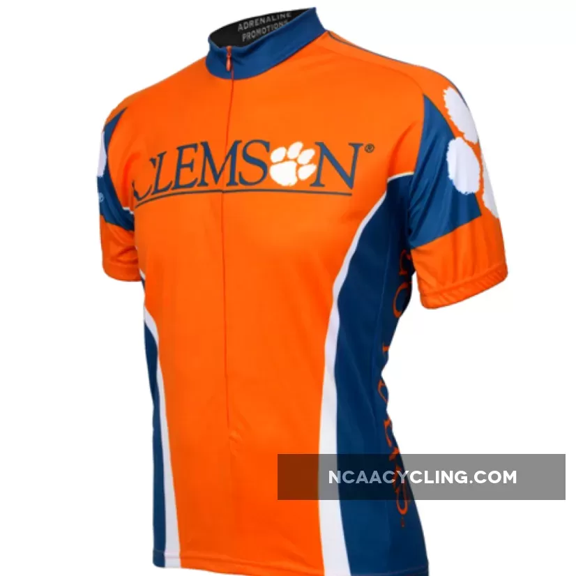 NCAA Clemson University TIGERS Orange Cycling Jerseys