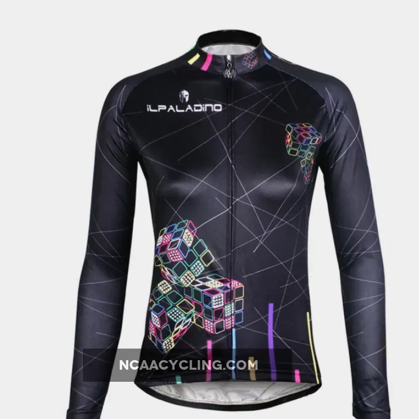 Ilpaladino Black Woman's Cycling Long/short-sleeve Jersey/Kit Summer Spring Sportswear Summer Spring Autumn Pro Cycle Clothing Racing Apparel Outdoor Sports Leisure Biking shirt NO.712