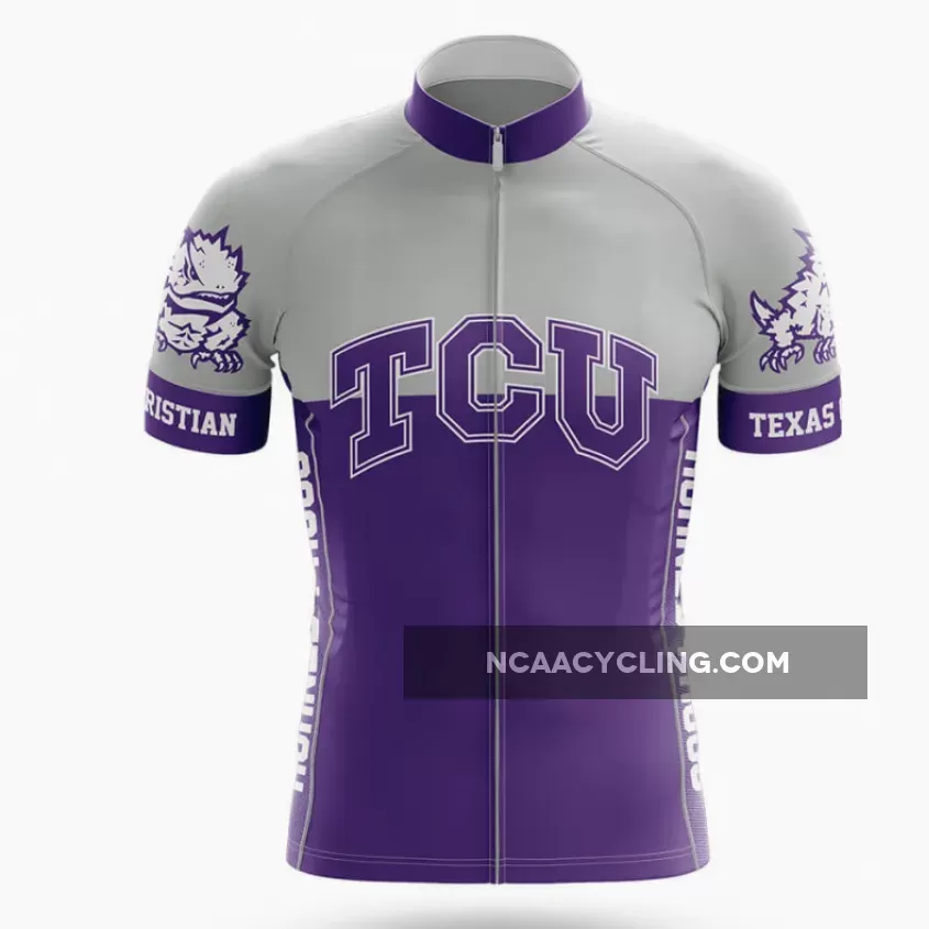 Texas Christian University V2 - Men's Cycling / Jersey Only
