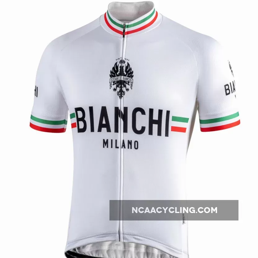 Bianchi Milano Isalle White Jersey, Brand New