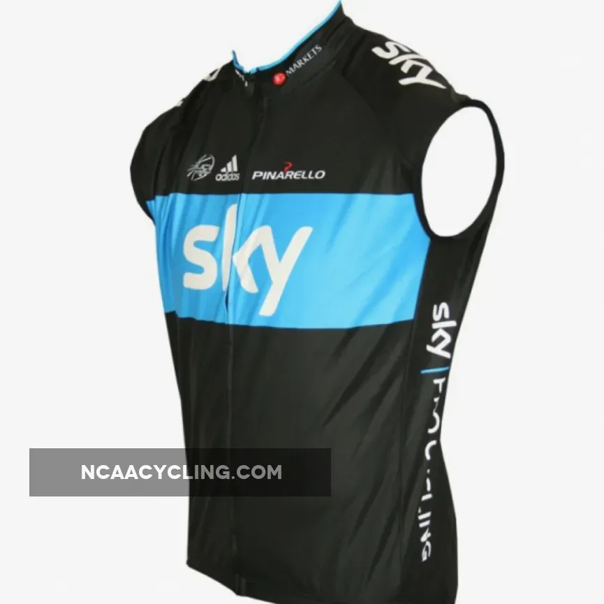 SKY 2011 PRO CYCLING Radsport-Profi-Team -Sleeveless Jersey Vest
