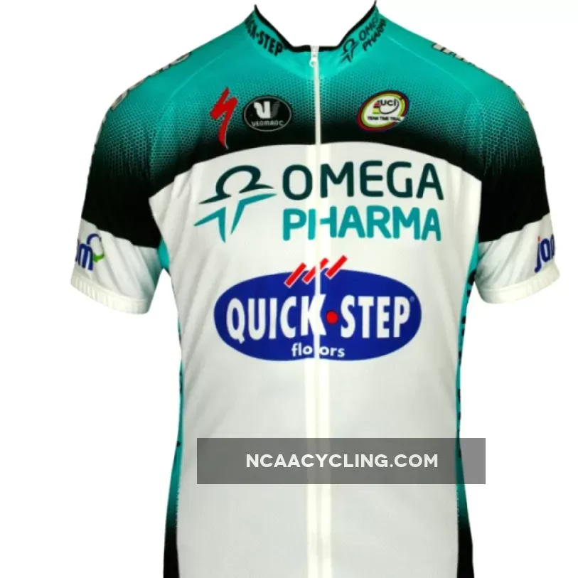 2013 OMEGA PHARMA-QUICKSTEP Vermarc professional cycling team Short sleeve Cycle jersey