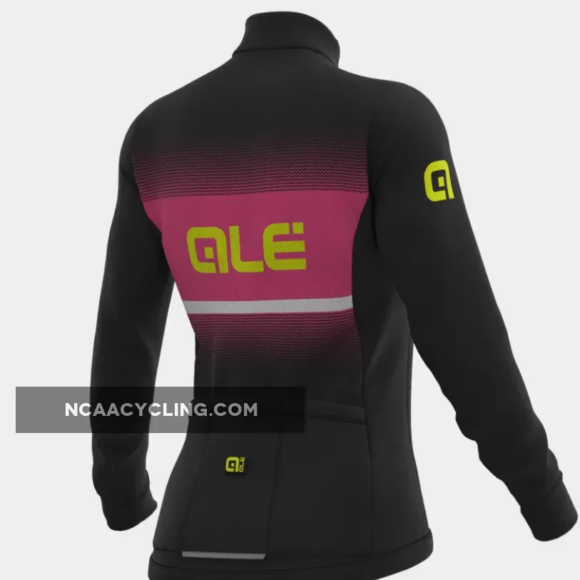 Ale Solid Blend long sleeve woman jersey - Black pink L21018515