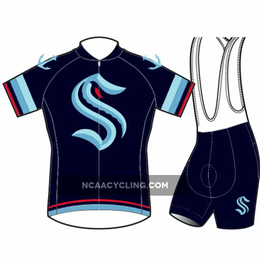 NHL Seattle Kraken Cycling Jerseys (Bib) Shorts Outlet