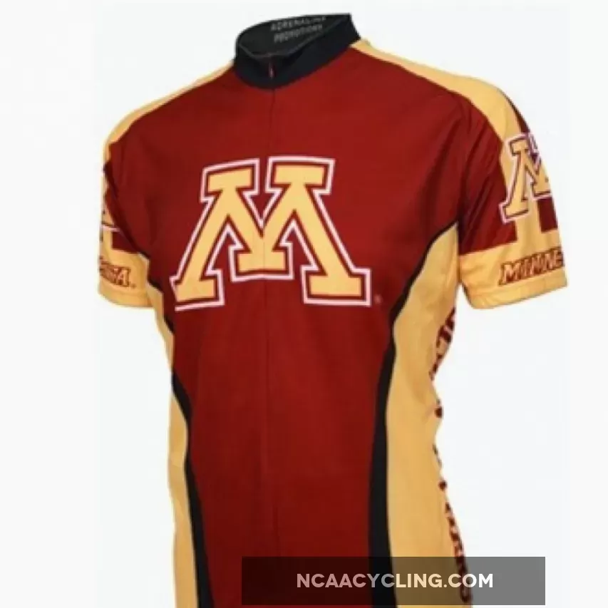 UMN University of Minnesota Gophers Cycling Short Sleeve Jersey