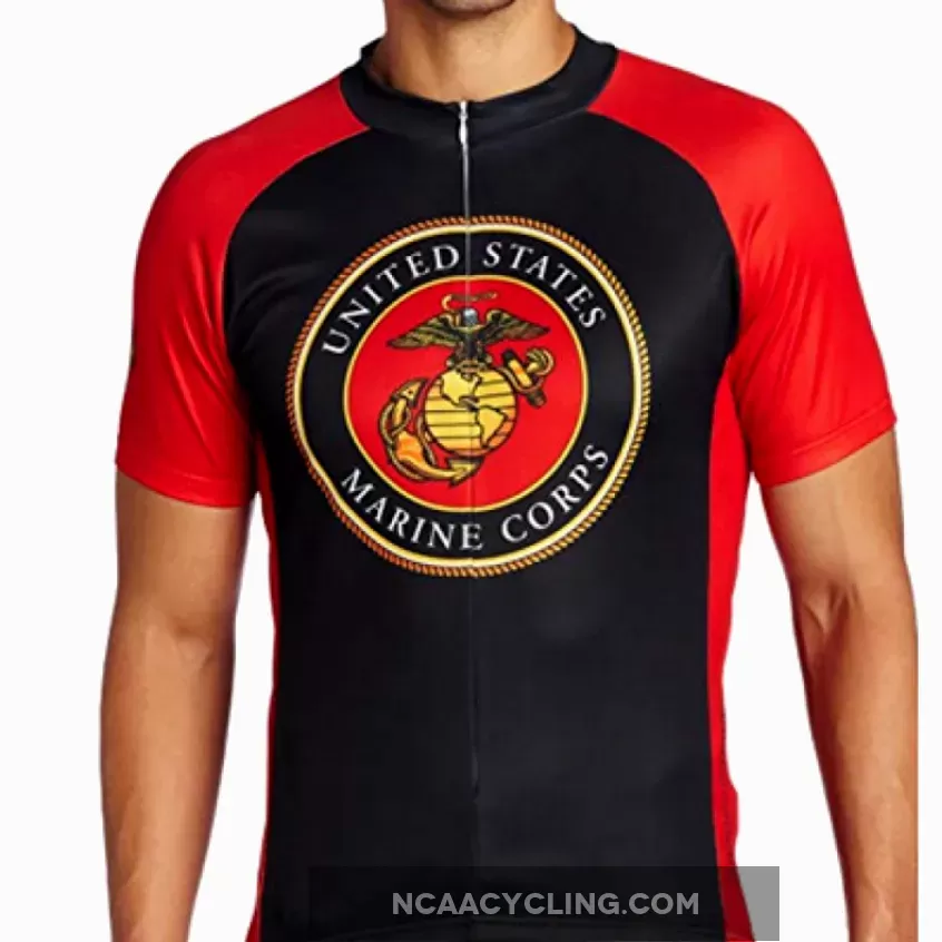 US United States Marine Corps Short Sleeve Cycling Jerseys