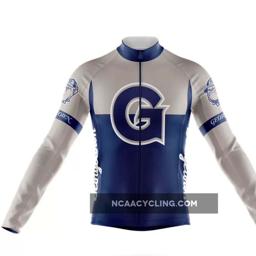 Georgetown University V2 Long Sleeve Cycling Jersey Only