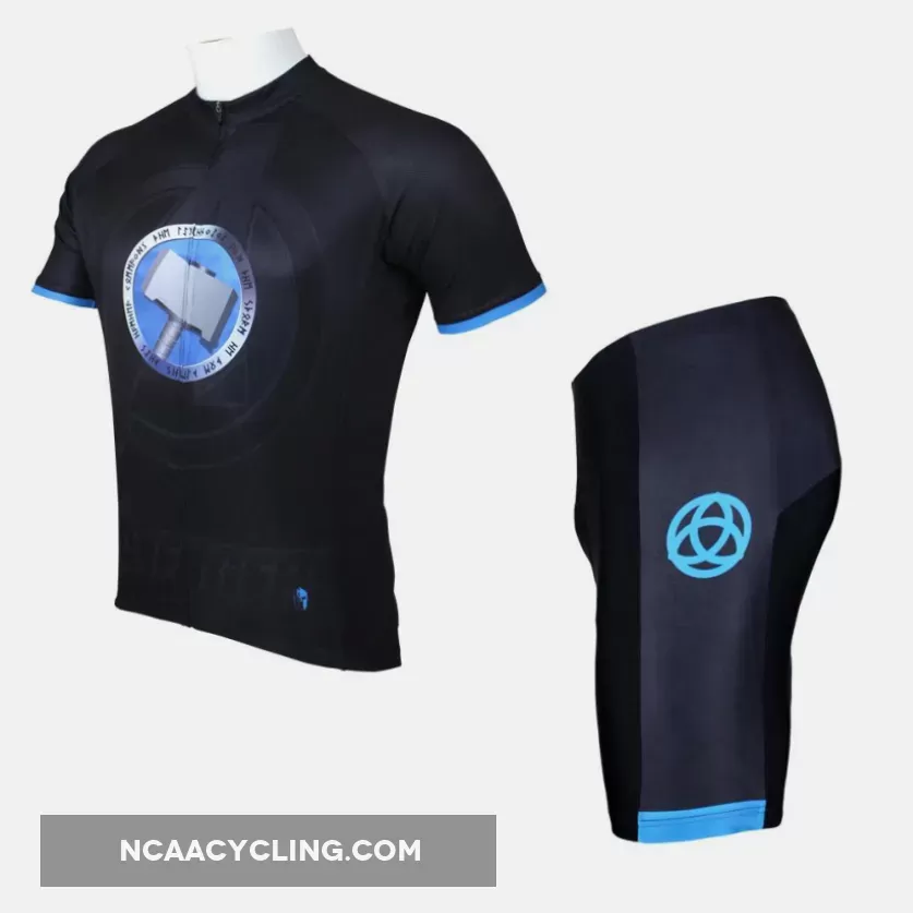 Marvel Comics Super Hero Thor’s Hammer Men's Short/Long-sleeve Cycling Jersey Jacket T-shirt Summer Spring Autumn Clothes Sportswear Thor NO.042