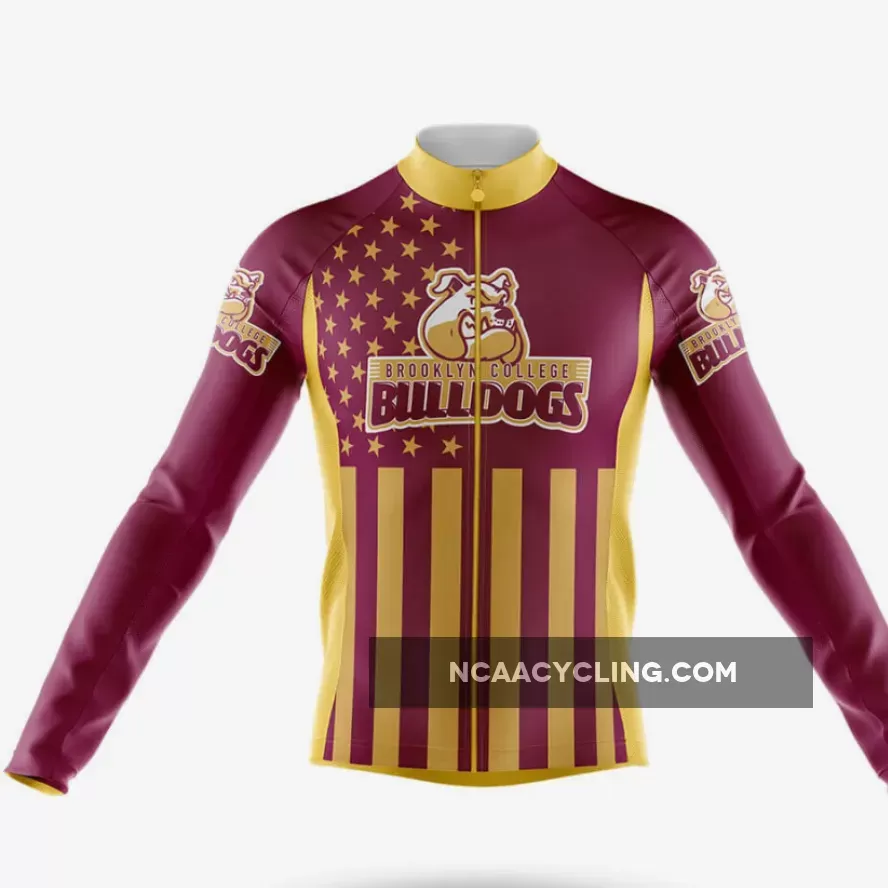 Online Brooklyn College USA Long Sleeve Cycling Jersey Only