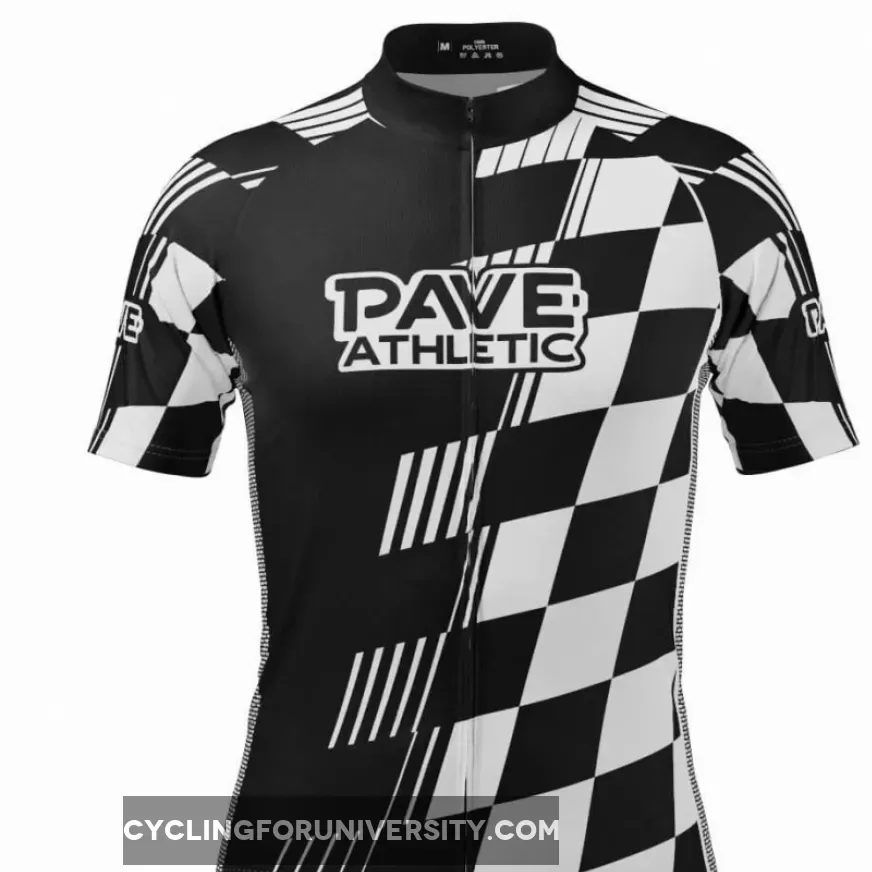 Men's PAVE Athletic Modern Auto Short Sleeve Cycling Jersey