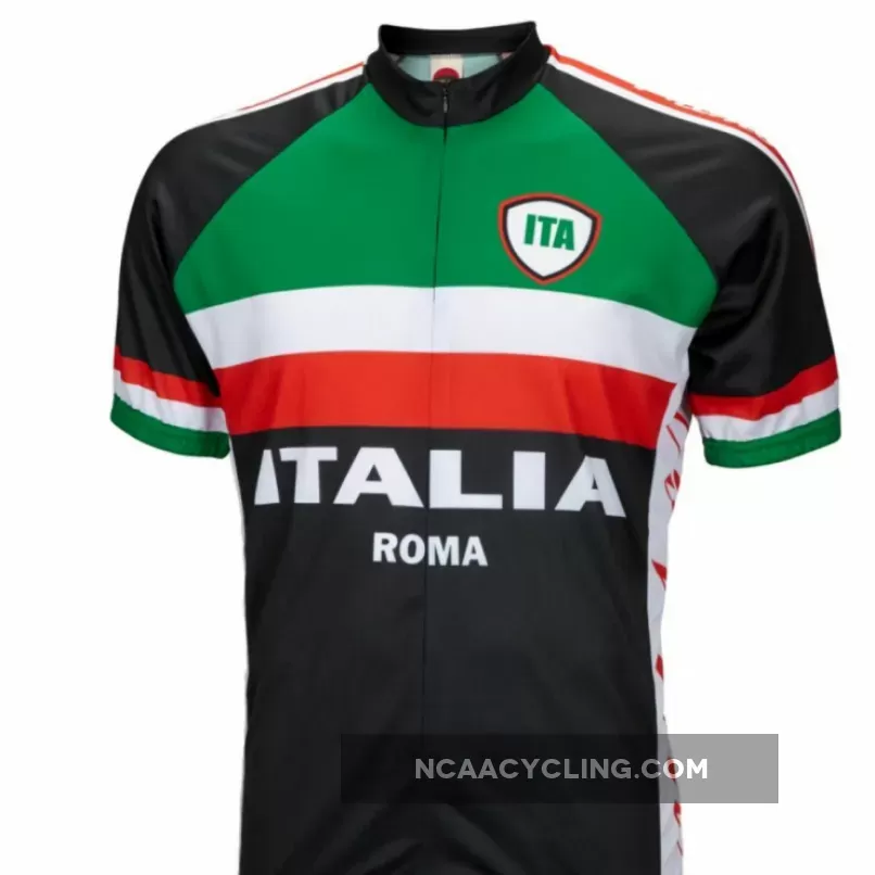 Italia Roma Italy Short sleeve 19" zip men's cycling jersey