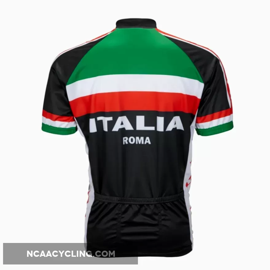 Italia Roma Italy Short sleeve 19 zip men's cycling jersey