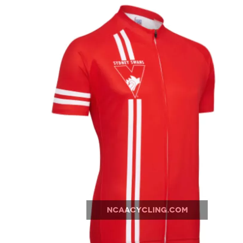 AFL Sydney Swans Mountain and road bike Short Sleeve Cycling Jerseys