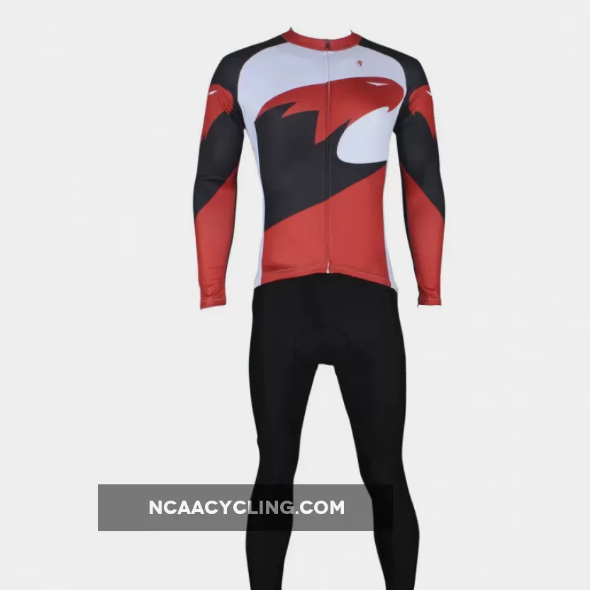 Hot Sale Outdoor Cycling Clothing White and Red Cycling Jersey Wholesale Men's Long-sleeved Jersey for Spring and Summer Red,Black and White Bike Jersey NO.172