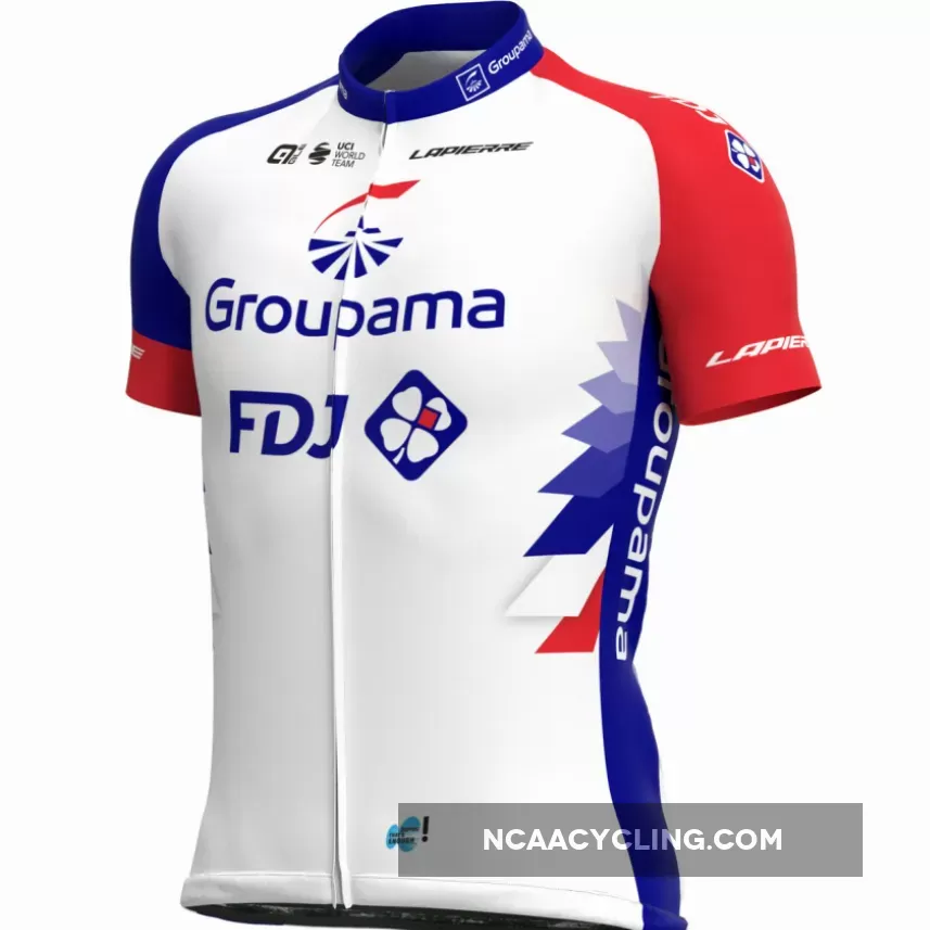 2021 Groupama FDJ Full Zipper Jersey, Brand New GRO21J1
