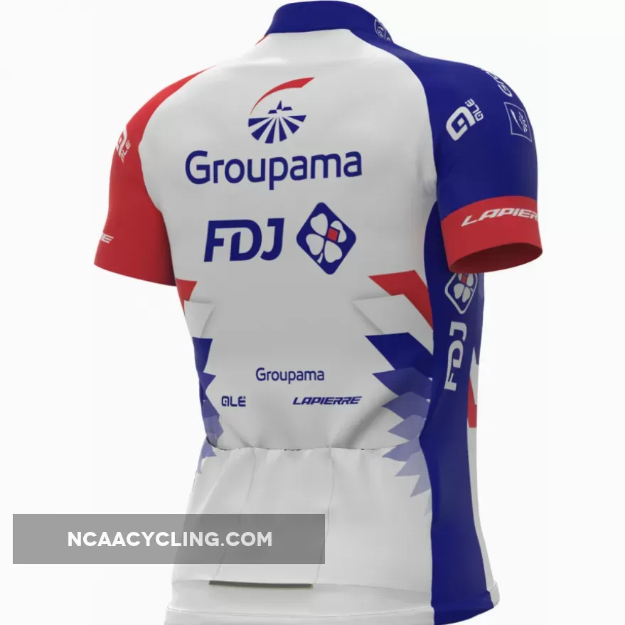 2021 Groupama FDJ Full Zipper Jersey, Brand New GRO21J1