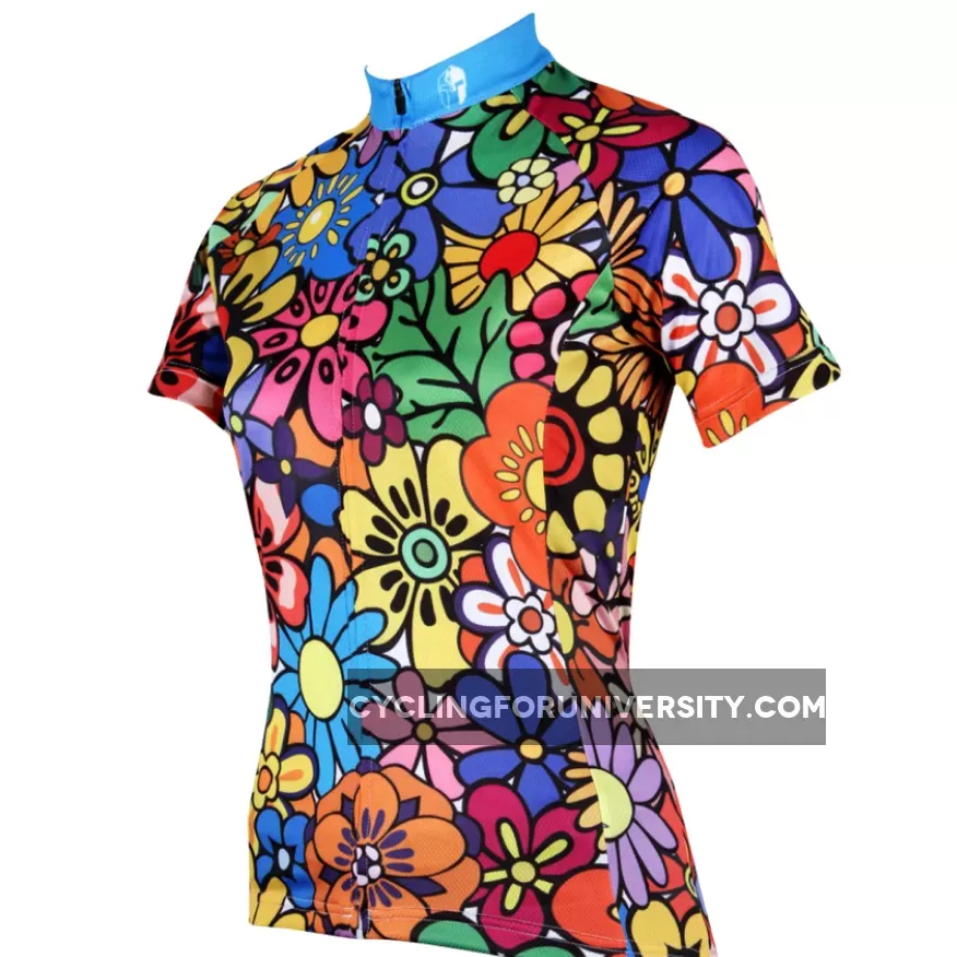 Women's Quick Dry Jersey Anthemy Pattern Women's Quick Dry Short-Sleeve Cycling Jersey.114